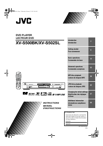 Mode d’emploi JVC XV-S502SL Lecteur DVD