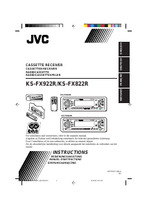Mode d’emploi JVC KS-FX822R Autoradio
