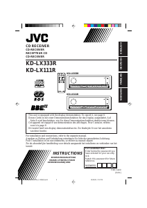 Mode d’emploi JVC KD-LX333R Autoradio