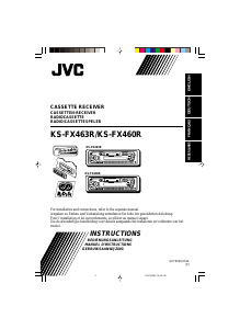 Mode d’emploi JVC KS-FX460R Autoradio