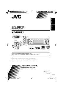 Mode d’emploi JVC KD-LH911 Autoradio