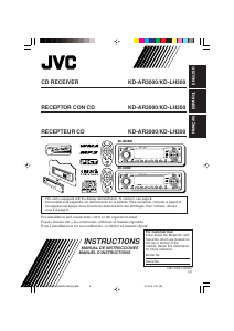 Manual de uso JVC KD-LH300 Radio para coche