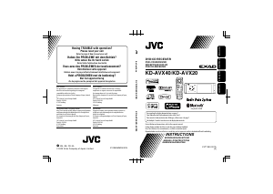Mode d’emploi JVC KD-AVX40 Autoradio