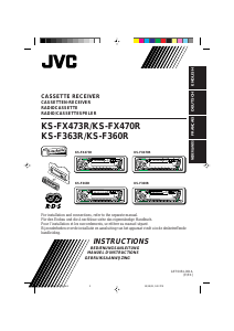 Mode d’emploi JVC KS-F360R Autoradio