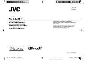 Manual JVC KD-X320BT Car Radio