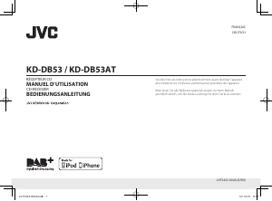 Bedienungsanleitung JVC KD-DB53ATE Autoradio