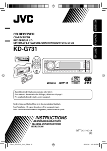 Manuale JVC KD-G731E Autoradio