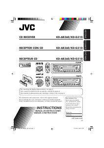 Mode d’emploi JVC KD-G310 Autoradio