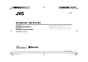 Manual JVC KD-R741BTE Car Radio