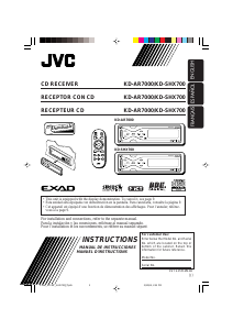 Manual JVC KD-SHX700 Car Radio