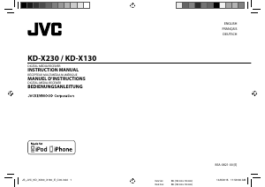 Bedienungsanleitung JVC KD-X130 Autoradio