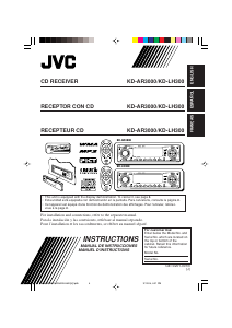 Manual de uso JVC KD-AR3000 Radio para coche