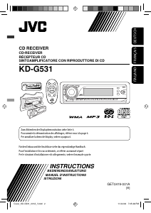 Manuale JVC KD-G531E Autoradio