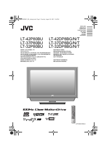 Mode d’emploi JVC LT-40P80BG Téléviseur LCD