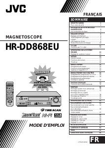 Mode d’emploi JVC HR-DD868EU Magnétoscope