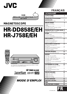 Mode d’emploi JVC HR-DD858EH Magnétoscope
