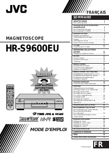 Mode d’emploi JVC HR-S9600EU Magnétoscope