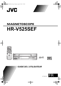 Mode d’emploi JVC HR-V525SSEF Magnétoscope