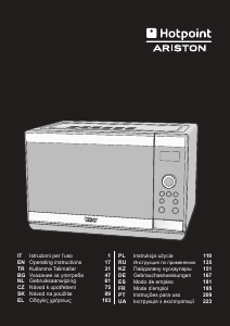Manuale Hotpoint-Ariston MWHA 2824 X Microonde
