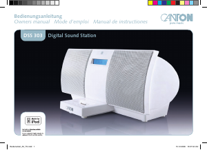 Manual de uso Canton DSS 303 Docking station