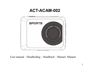 Manual Maxxter ACT-ACAM-002 Action Camera