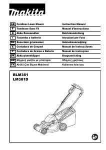 Handleiding Makita BLM381 Grasmaaier