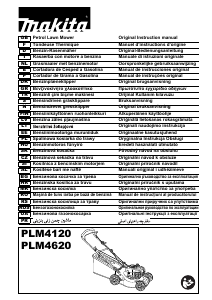 Kullanım kılavuzu Makita PLM4120 Çim biçme makinesi