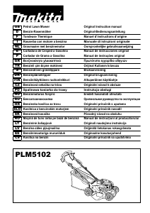 Manual Makita PLM5102 Mașină de tuns iarbă