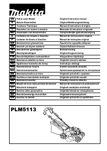 Kullanım kılavuzu Makita PLM5113 Çim biçme makinesi