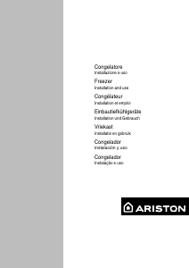 Manual de uso Ariston BFS 121 I Congelador