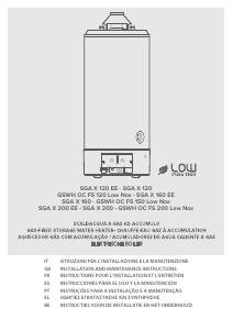 Mode d’emploi Ariston SGA X 120 EE Chaudière à gaz