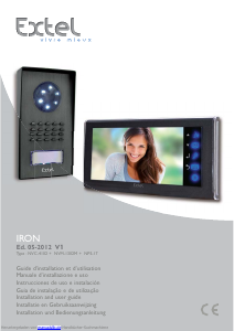 Manual Extel NVM-1302M Sistema de interfone