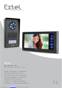 Manual Extel NVC-4102 Sistema de interfone