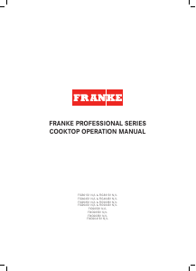Handleiding Franke FIXG905B1 N/L Kookplaat