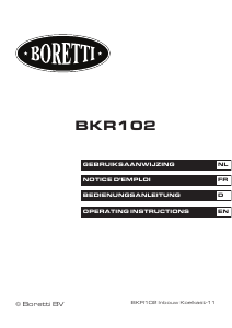 Handleiding Boretti BKR102 Koelkast