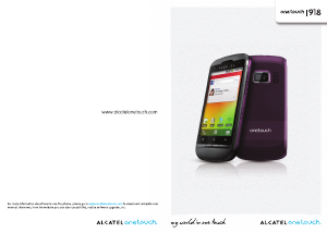 Handleiding Alcatel One Touch 918 Mix Mobiele telefoon