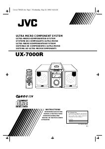 Handleiding JVC UX-7000R Stereoset