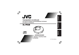 Mode d’emploi JVC XL-PR2BE Lecteur CD portable