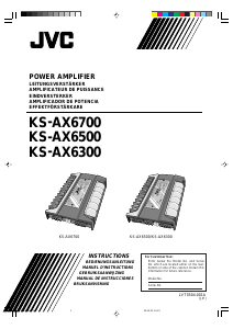 Manual JVC KS-AX6300 Car Amplifier