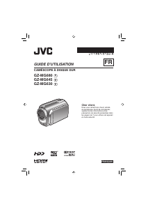 Mode d’emploi JVC GZ-MG630SEU Caméscope