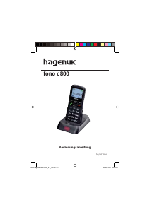 Bedienungsanleitung Hagenuk Fono C800 Handy