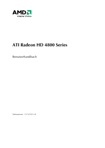 Bedienungsanleitung AMD ATI Radeon HD 4800 Grafikkarte