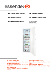 Bedienungsanleitung Essentiel B ECAVE 185-60s1 Gefrierschrank