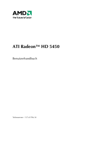 Bedienungsanleitung AMD ATI Radeon HD 5450 Grafikkarte