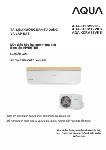 Hướng dẫn sử dụng Aqua AQA-KCRV9VKS Máy điều hòa không khí