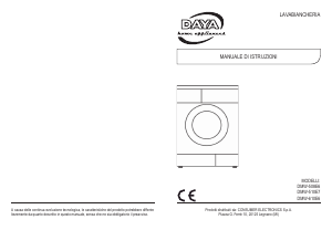 Manuale DAYA DMW-508E6 Lavatrice