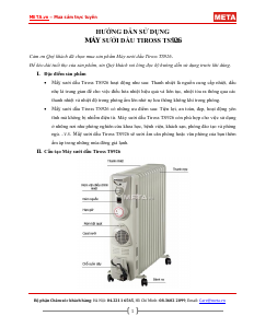 Hướng dẫn sử dụng Tiross TS926 Bộ sưởi