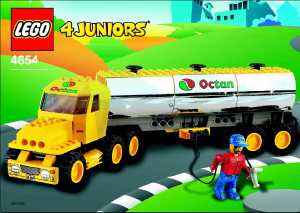 Manual de uso Lego set 4654 4Juniors Camión cisterna