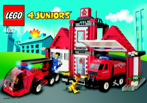 Manual Lego set 4657 4Juniors Fire squad HQ