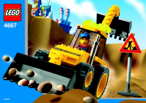 Manual Lego set 4667 4Juniors Loadin digger